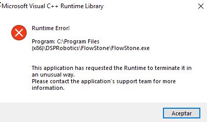 Visual C++ Runtime error